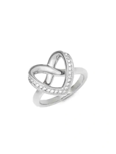 Shop Swarovski Cupidon  Crystal Ring In Multi