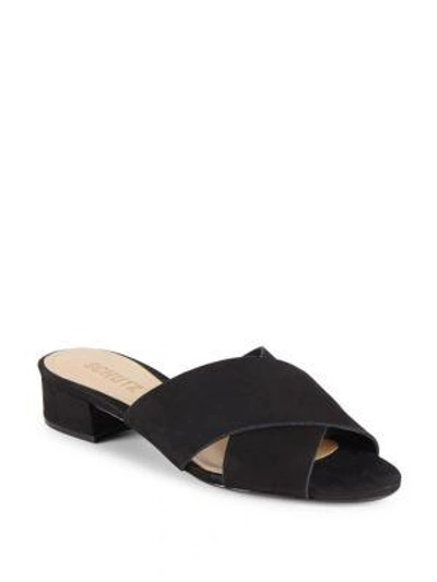 Shop Schutz Barbarella Block-heel Sandals In Black