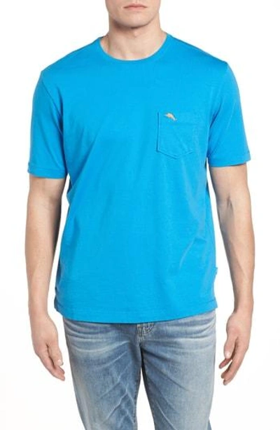 Shop Tommy Bahama 'new Bali Sky' Original Fit Crewneck Pocket T-shirt In Blue Canal
