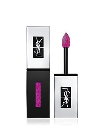 Shop Saint Laurent Glossy Stain Holographics Lip Color - 100% Exclusive In 501 Arcade Pink
