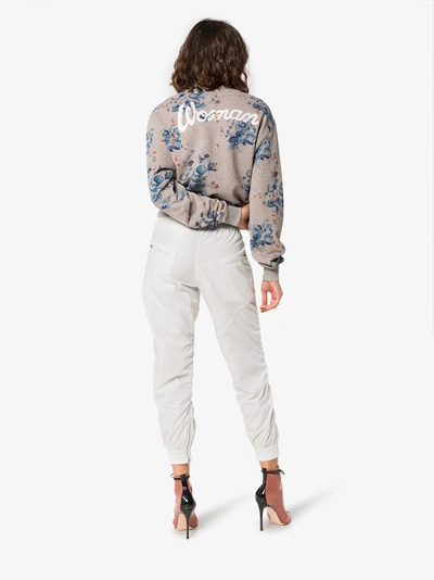 Shop Off-white X Browns Floral Capsule Sweatshirt In Grey