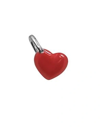 Shop Alex Woo Mini Heart Charm In Red