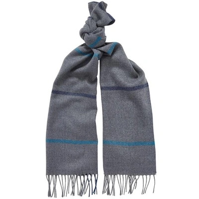 Shop Chester Barrie Lambswool Check Scarf