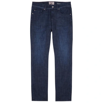 Shop 7 For All Mankind Slimmy Weightless Dark Blue Tapered Jeans