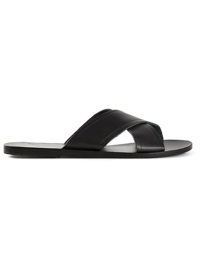 Ancient Greek Sandals 'thais' 凉鞋 - 黑色 In Black