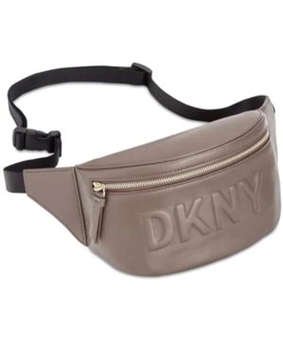 Shop Dkny Tilly Belt Bag, Created For Macy's In Stone