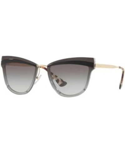 Shop Prada Sunglasses, Pr 12us In Gray Gradient/gold