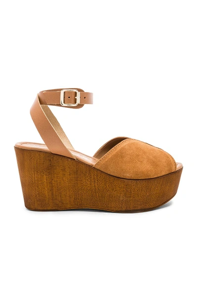 Shop Seychelles Laugh More Wedge In Brown