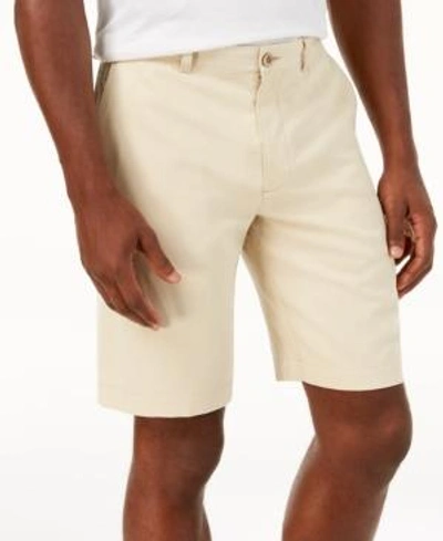 Shop Tommy Bahama Men's Havana Herringbone 10.5" Shorts, Created For Macy's In Dark Ivory