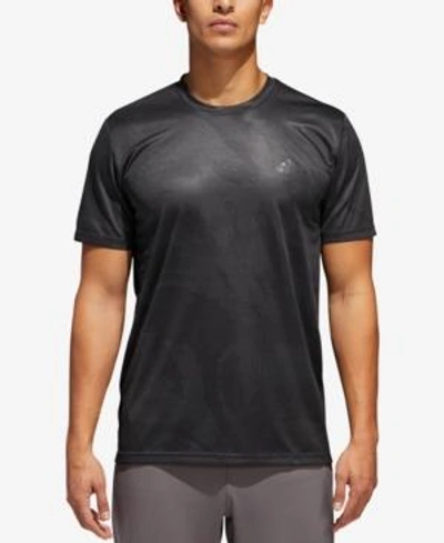Shop Adidas Originals Adidas Men's Printed Training T-shirt In Carbon