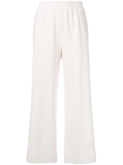 Shop See By Chloé Embroidered Stripe Wide Leg Trousers