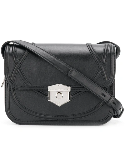 Shop Alexander Mcqueen Wicca Shoulder Bag - Black