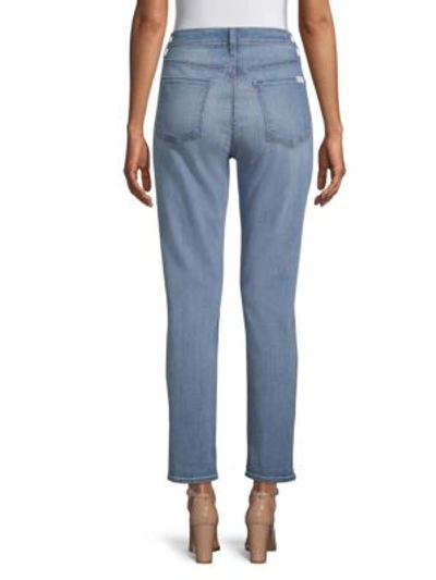 Shop Jen7 By 7 For All Mankind Slim Boyfriend Jeans In Sunlight