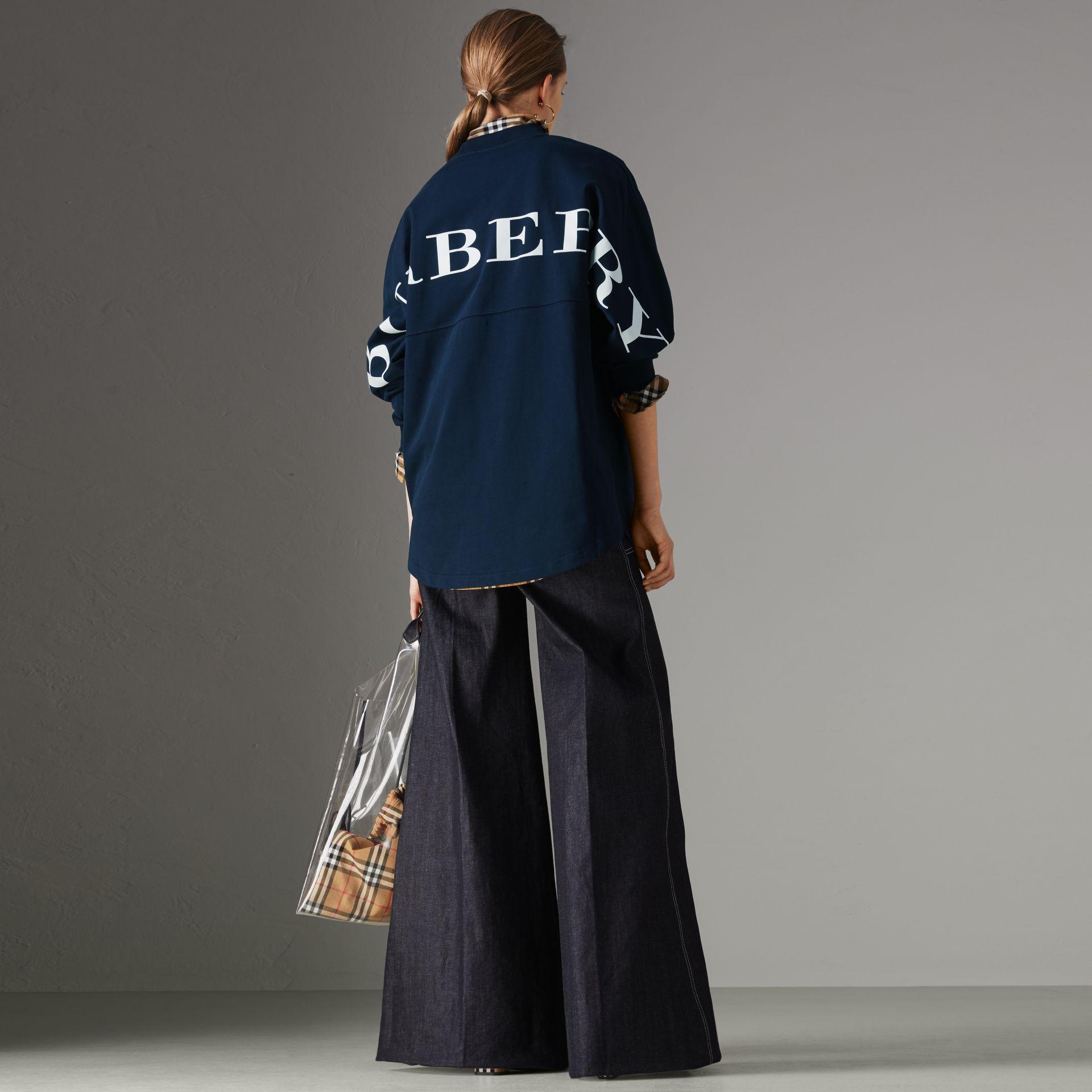 burberry logo print sweatshirt