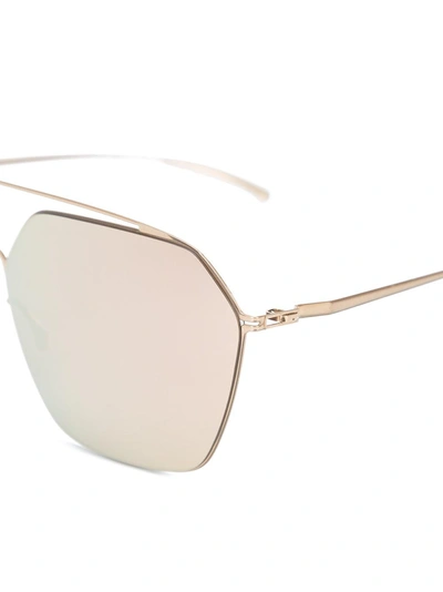 Shop Mykita X Maison Margiela Aviator-shaped Sunglasses