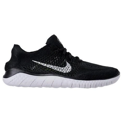 Shop Nike Women's Free Rn Flyknit 2018 Running Shoes, Black