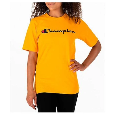 Champion shirt best sale womens yellow