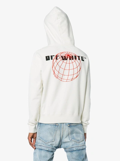 Off white store globe hoodie