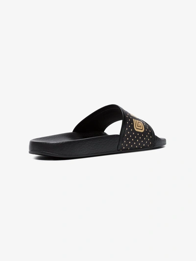 Shop Gucci Guccy Slide In Black