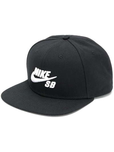 Shop Nike Sb Icon Pro Snapback Cap - Black