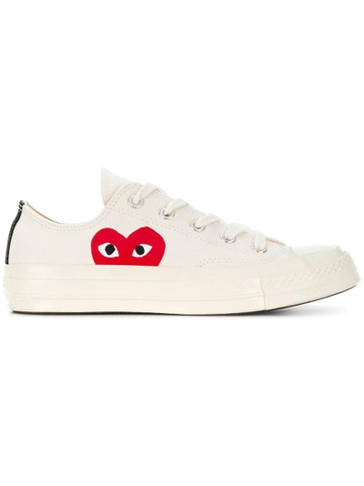 Shop Converse Comme Des Garçons Play X  Sneakers In Neutrals