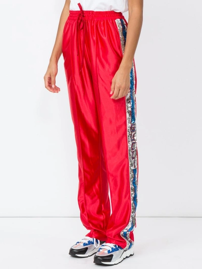 Shop Gucci Sequin Embellished Trousers