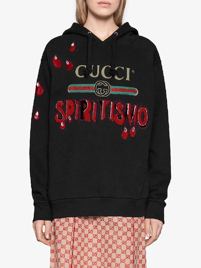 Shop Gucci Logo "spiritismo" Sweatshirt