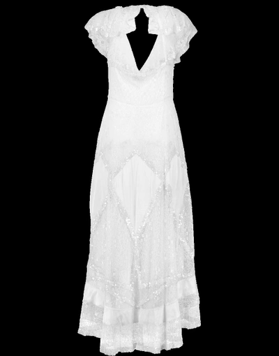 Shop Temperley London Boulevard Ruffle Dress In White