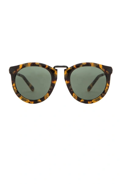 Shop Karen Walker Harvest In Brown. In Crazy Tortoise