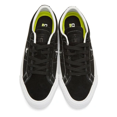 Shop Converse Black Suede One Star Skate Sneakers