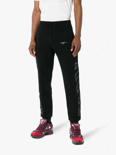 Shop Off-white Black 3d Print Sweatpants
