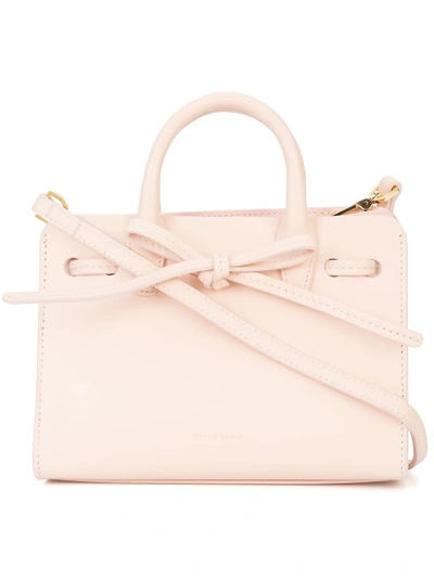 Shop Mansur Gavriel Mini Mini Sun Bag In Pink