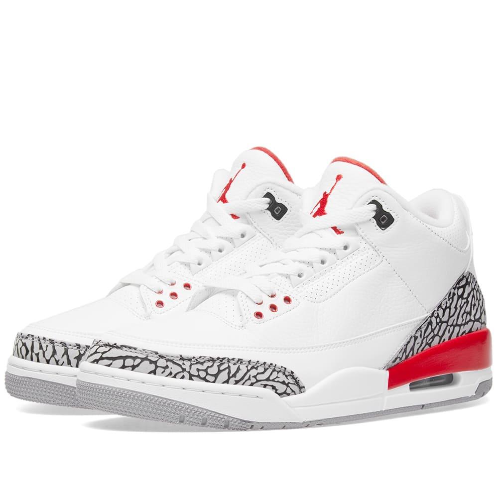 men's air jordan retro 3 basketball shoes