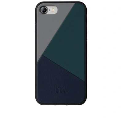 Shop Native Union Clic Marquetry Iphone 7/8 Case In Blue