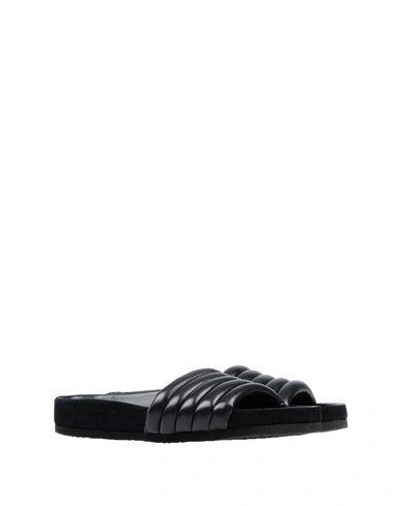 Shop Isabel Marant Woman Sandals Black Size 7 Soft Leather