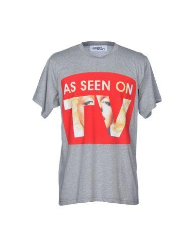 Shop Jeremy Scott T-shirts In Light Grey