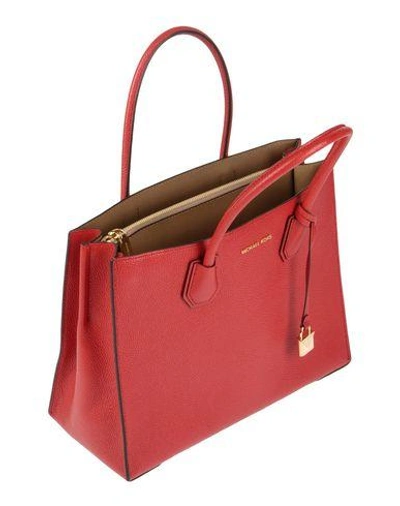 Shop Michael Michael Kors Handbags In Red