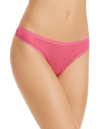 Shop On Gossamer Next To Nothing Hip G Thong In Deep Fuchsia