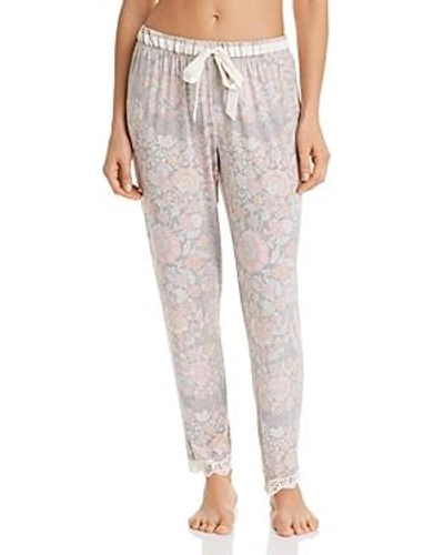 Shop Josie Bardot Sun-kissed Pajama Pants In Gray/pink