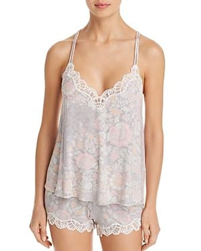 Shop Josie Bardot Sun-kissed Cami In Gray/pink