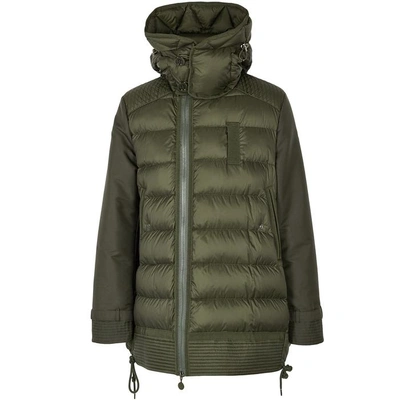 Shop Moncler Harriet Quilted Shell Jacket In Olive