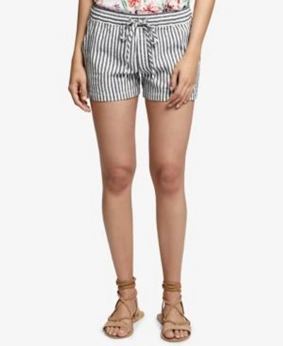 Shop Sanctuary Striped Linen Shorts In Tiki Stripe