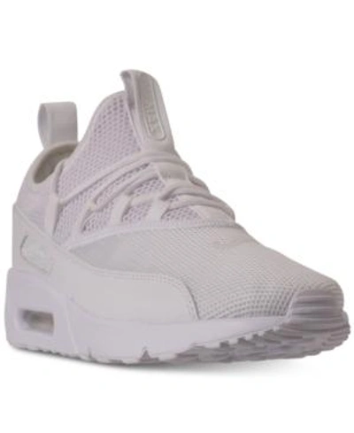 Shop Nike Men's Air Max 90 Ez Casual Sneakers From Finish Line In White/white-white