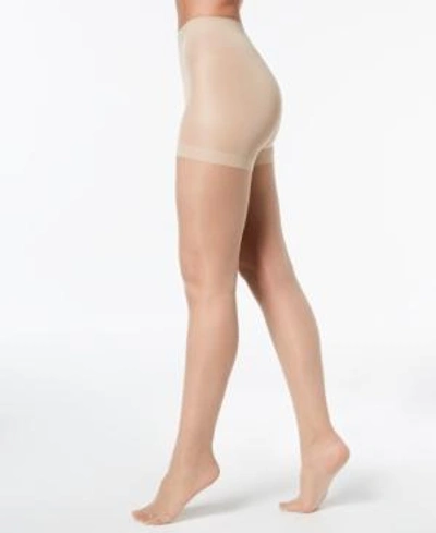 Shop Calvin Klein Women's Sheer Essentials Stretch Control-top Pantyhose Sheers In Buff