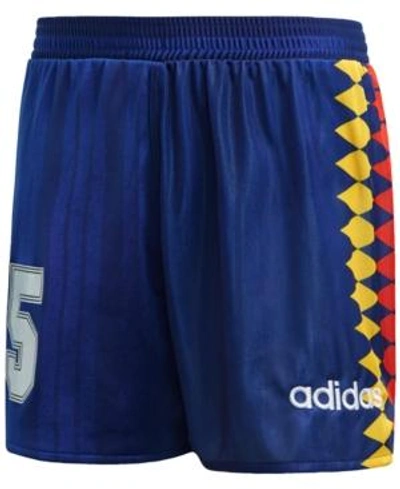 Shop Adidas Originals Adidas Men's Originals Spain Replica Soccer Shorts In Unity Ink