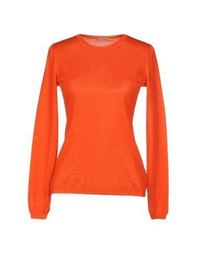 Shop Malo Sweaters In Orange