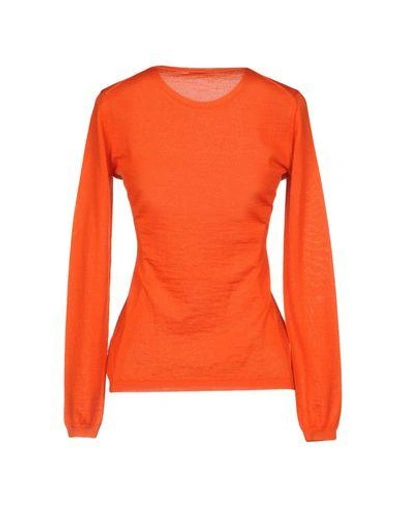 Shop Malo Sweaters In Orange