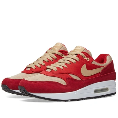 Shop Nike Air Max 1 Premium Retro In Red