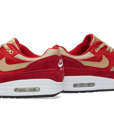 Shop Nike Air Max 1 Premium Retro In Red