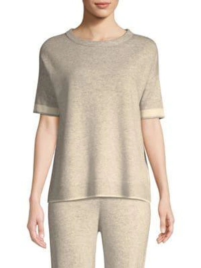 Shop Escada Sport Sostra Wool & Cashmere T-shirt In Grey